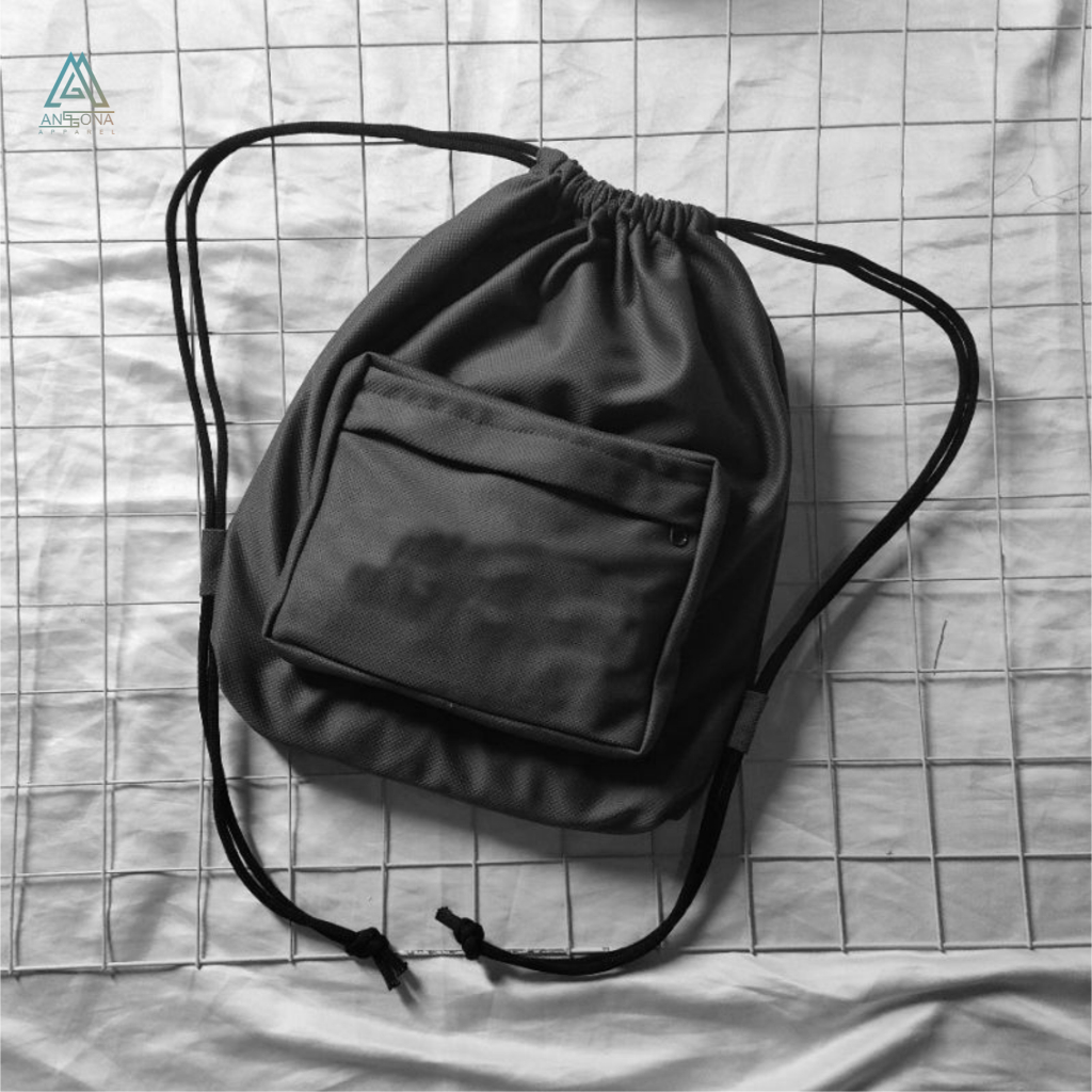 Tas Serut Polos Bahan Kain Tebal