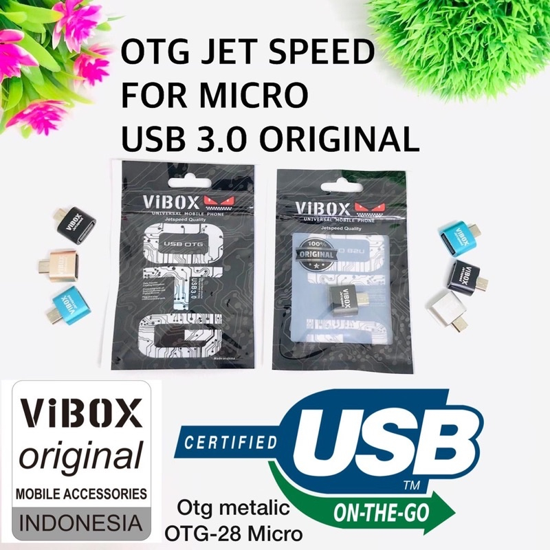 OTG JETSPEED FOR MICRO OTG28 OTG VIBOX METALIC TO SMARPHONE MICRO BY SMOLL