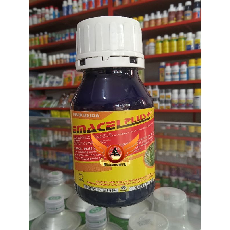 Insektisida Emacel Plus 1 Liter Bahan Aktif Emamectin Benzoat Klorpirifos 500g/l