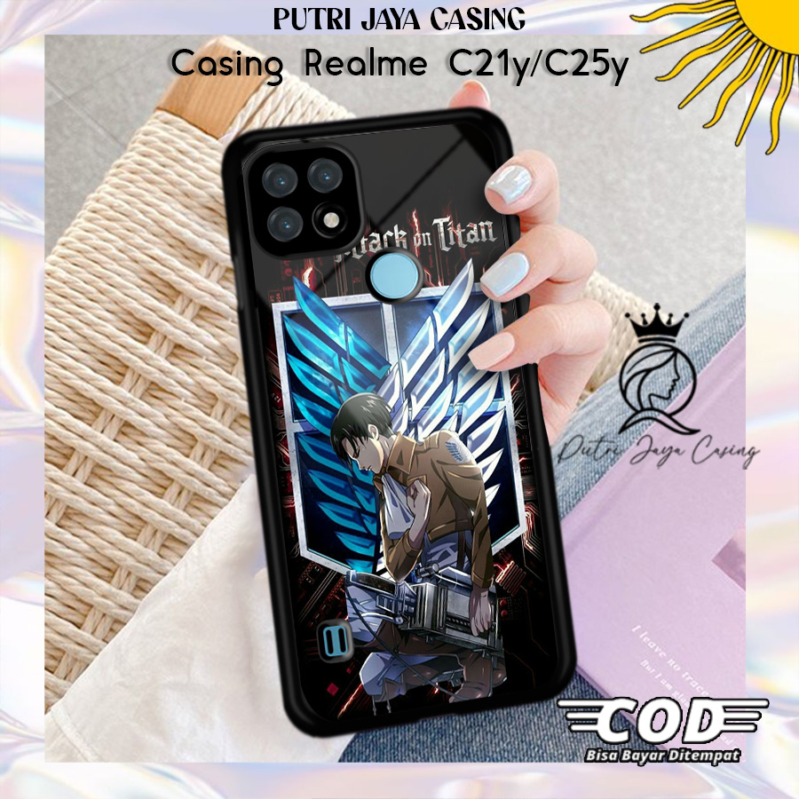 Case Hp Realme C21y C25y Casing Realme C21y C25y Motif ANIME LEVI02 Casing Terbaru Case Karakter Luc