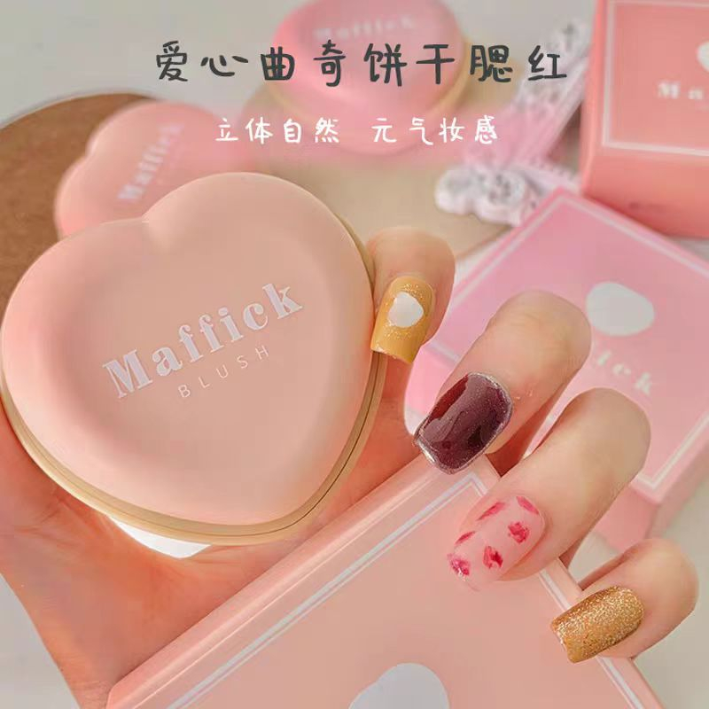 (Hello Girl)D25  Etude House Heart Cookie Blusher Terbaru Gaya Korea Import