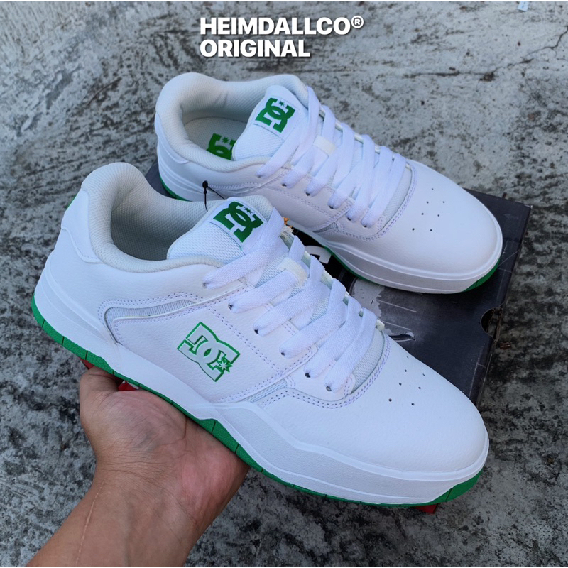 DC SHOES CENTRAL S WHITE GREEN ORIGINAL