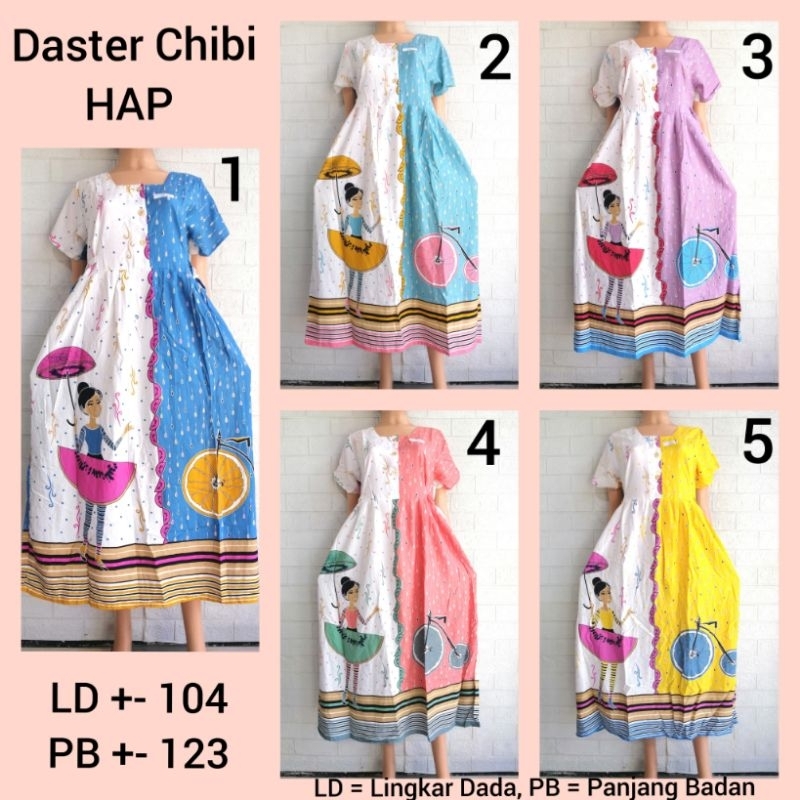 DASTER CHIBI LENGAN HAP PASTEL DASTER ADEM MODERN KEKINIAN BU TEJO CHNLW + GRGI + BMTR + PAKI