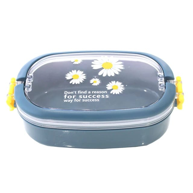 Lunch Box Set Kotak Bekal Makan flower + sendok garpu