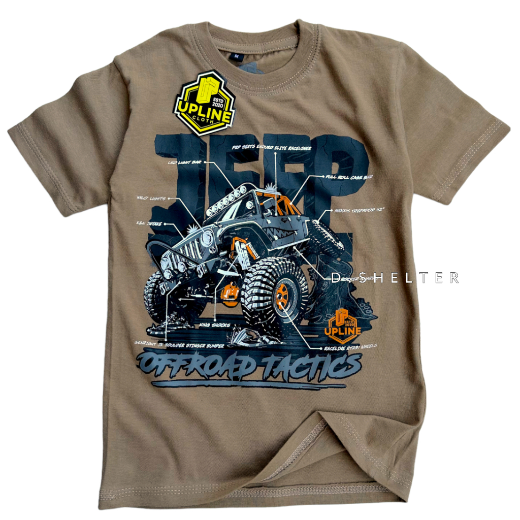 KAOS DISTRO ANAK UPLINE COKSU OFFROAD / D.SHELTER