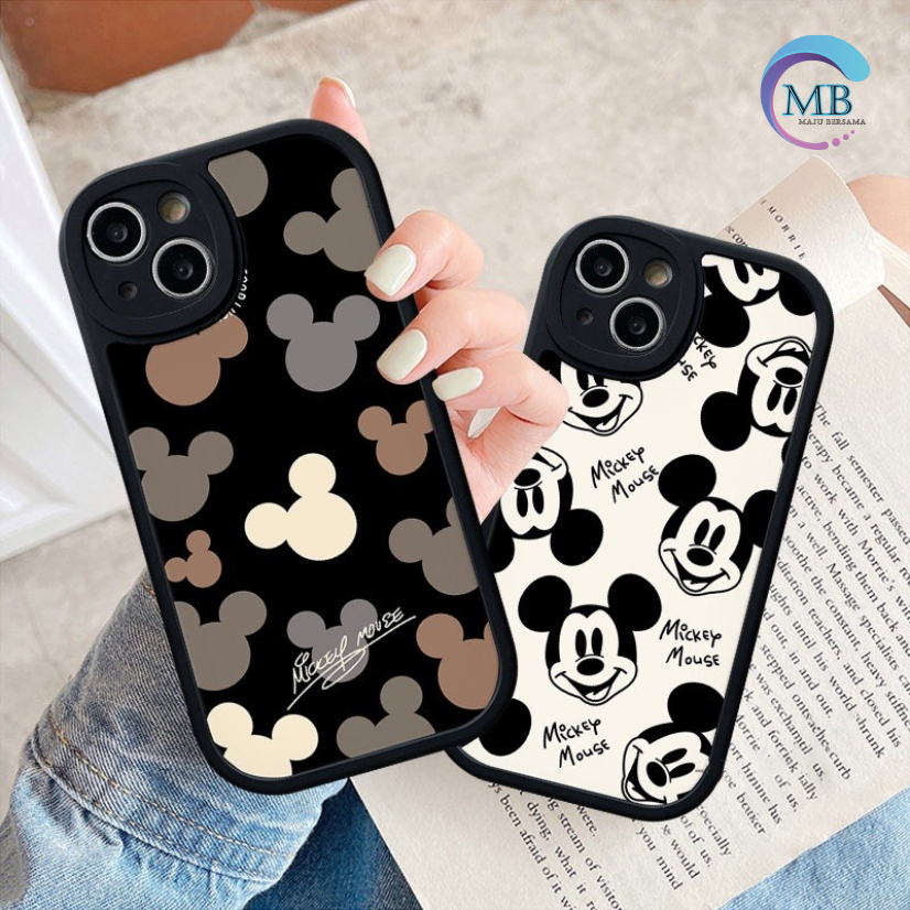 SS827 SOFT CASE SOFTCASE SILIKON ORIGINAL OVAL MICKEY MOUSE FOR IPHONE 6 6+ 7 7+ 8 8+ X XS XR 11 12 13 11 12 13 14 PRO 11 12 13 14 PROMAX 14 PLUS MB8069