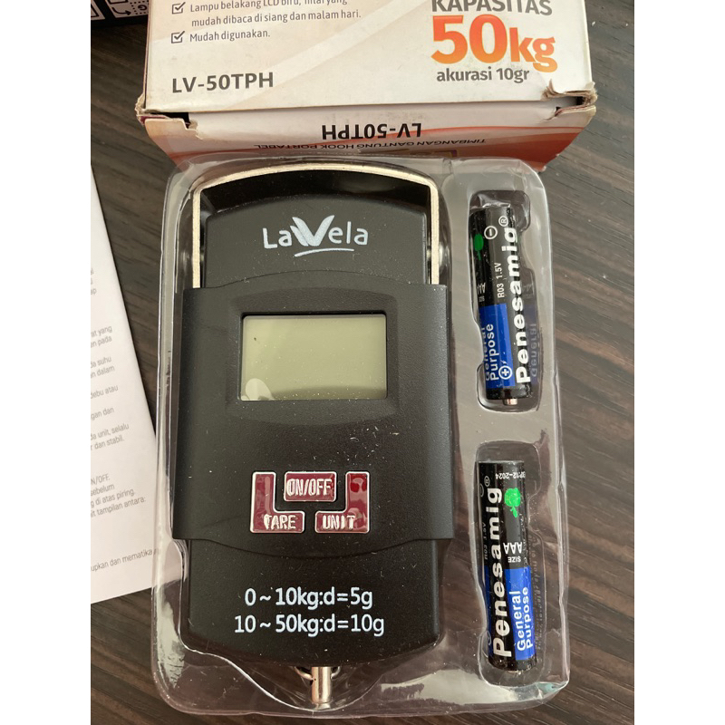 TIMBANGAN DIGITAL POCKET LV-200 GANTUNG LV-50TPH untuk timbangan emas dan barang lainnya merk LAVELA