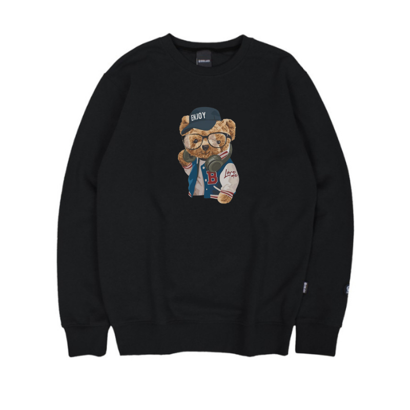 [NEW ARRIVAL] CREWNECK HITAM DISTRO PRIA WANITA MOTIF CHOKED