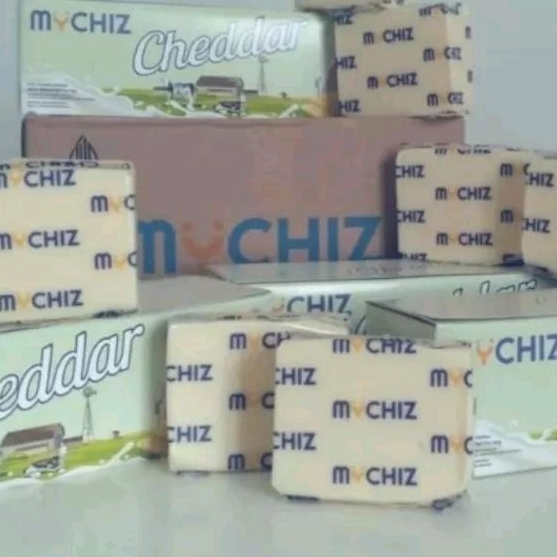 

keju my chiz cheddar milky repack 240-250gram / keju repack/ keju my chiz cheddar milky potongan