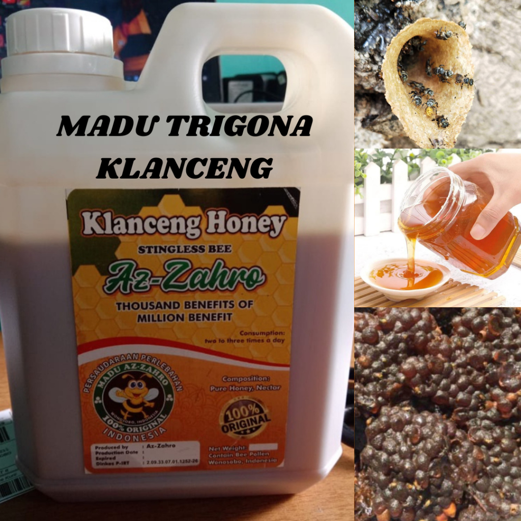 

MADU ASLI MURNI ORIGINAL 1 KG - MADU KLANCENG SUPER LEBAH TRIGONA Klanceng Lanceng Mentah Asli Bambu Liar Kelulut