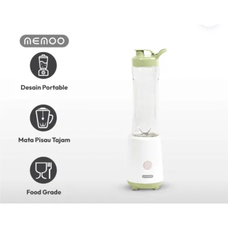 Blender Mini 600Ml MEMOO/Blender Portabel Hijau