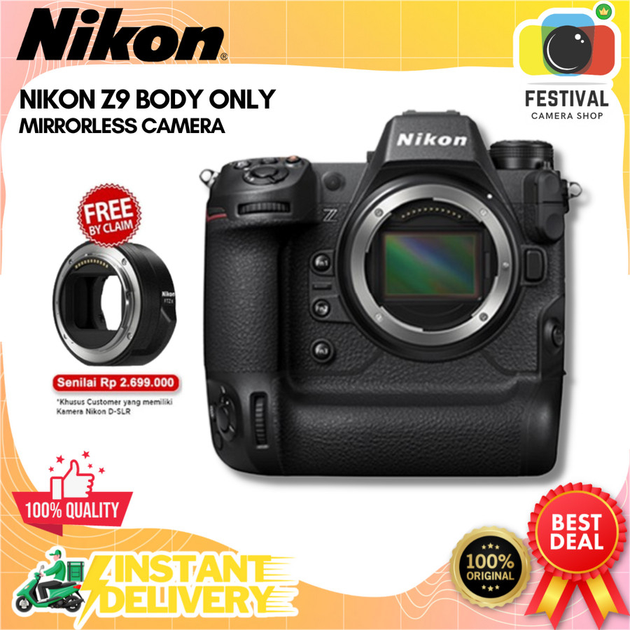 Nikon Z9 Nikon Z 9 Body Only Mirrorless Camera GARANSI RESMI