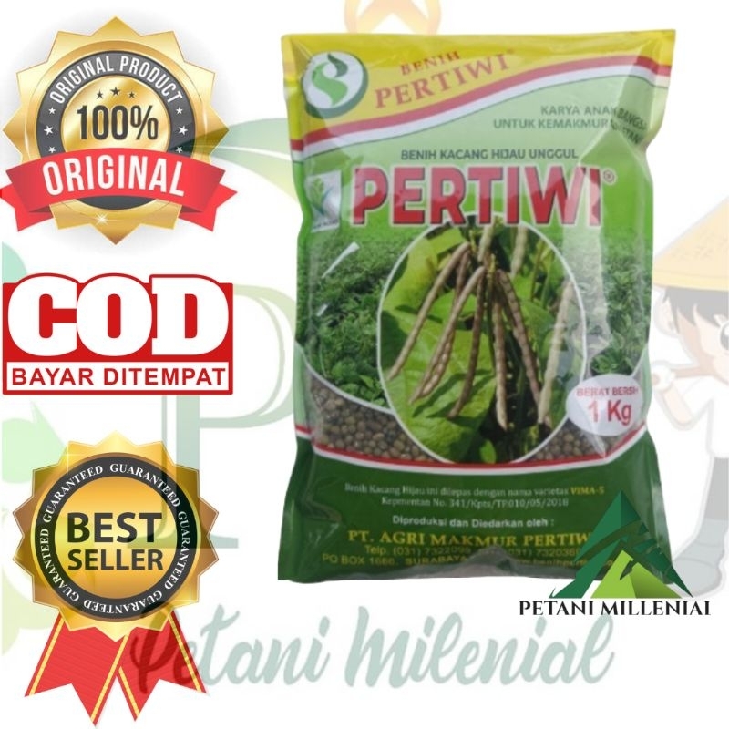 Benih kacang hijau Vima 5 Pertiwi - bibit kacang ijo