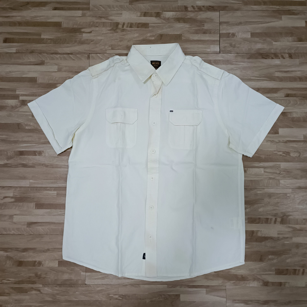 Kemeja MGEE Shirt Putih Original Bekas XL