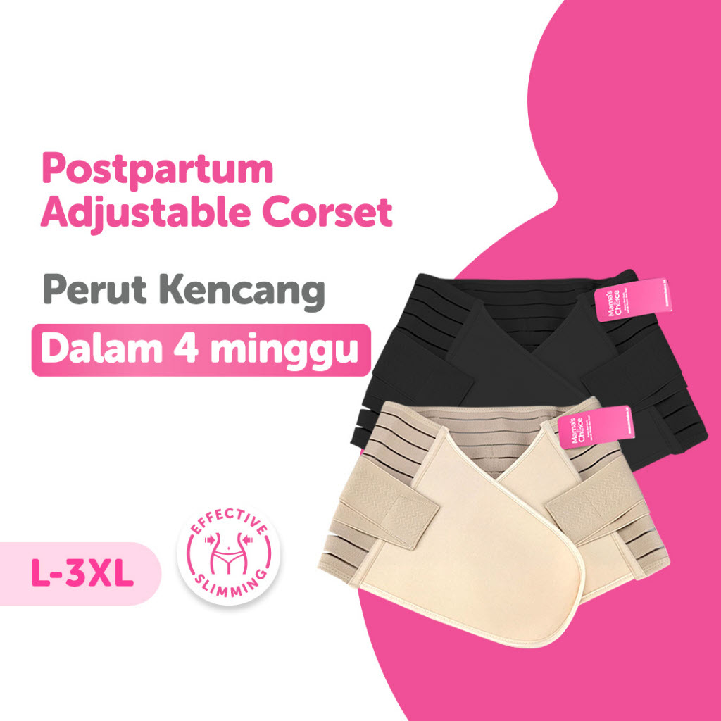 Mama's Choice Postpartum Adjustable Corset | Korset Ibu Melahirkan Gurita setelah Cesar