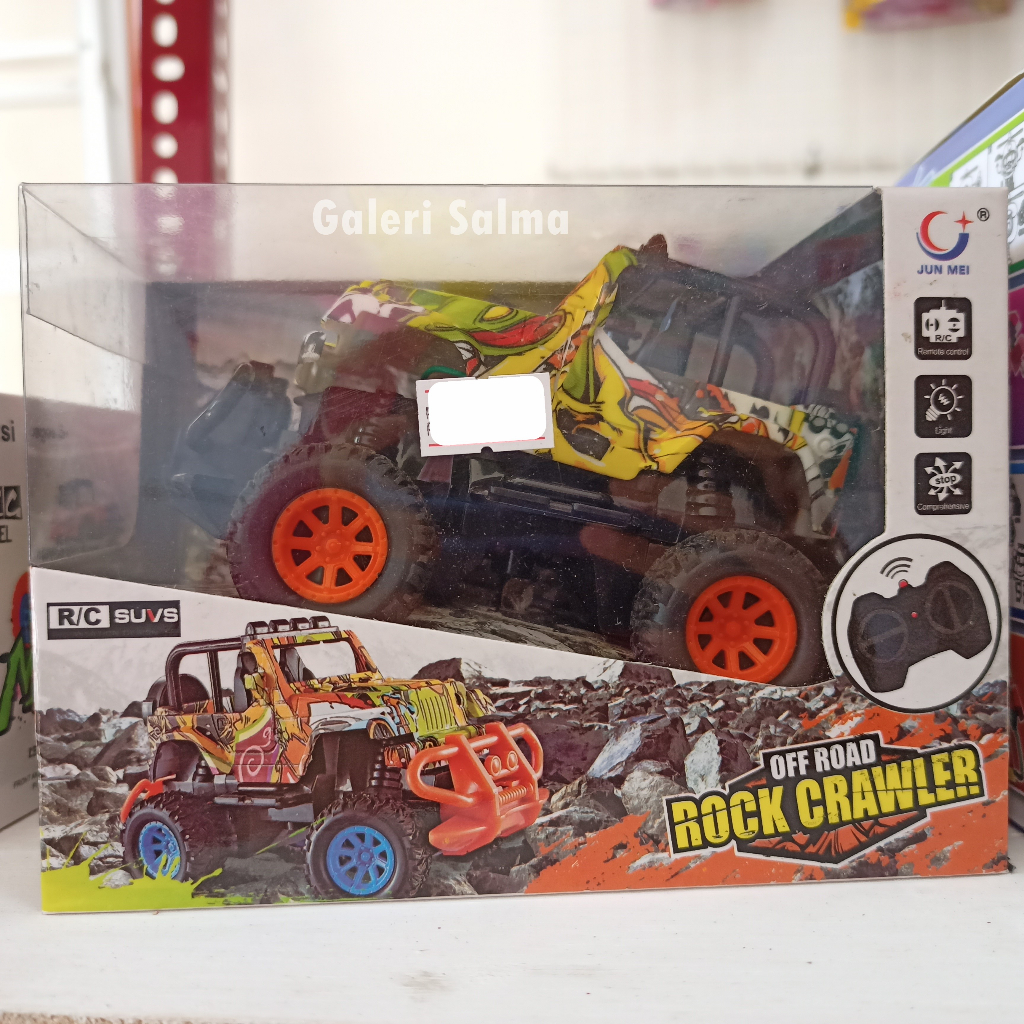 Mainan Mobil Remot Kontrol RC Offroad Rock Crawler Mobil Jeep Remote Control Mini Climber