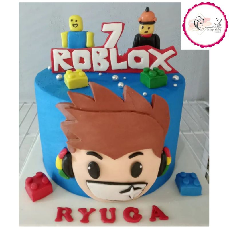 

Kue Ulang Tahun Roblox / Roblox Cake / Kue Ultah Anak Laki-Laki / Roblox