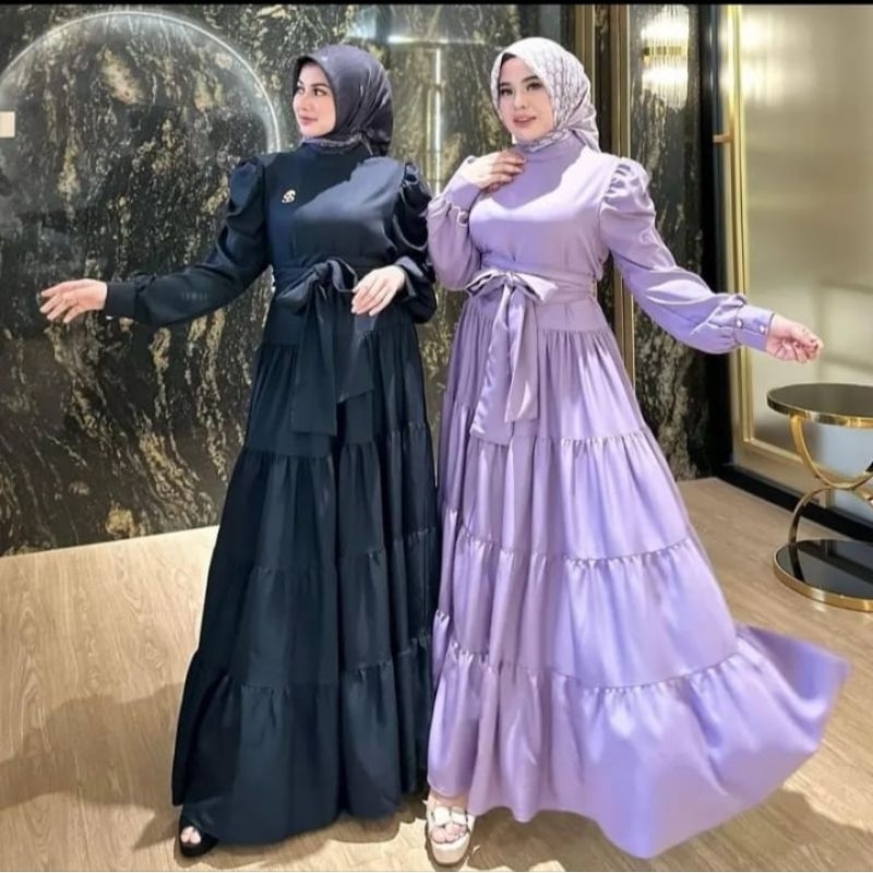 GAMIS TERBARU KAMILAH DRESS UMPAK /GAMIS PEREMPUAN DEWASA /MODEL GAMIS/KATUN TOYOBO FODU PREMIUM/GAMIS KONDANGAN /PERNIKAHAN