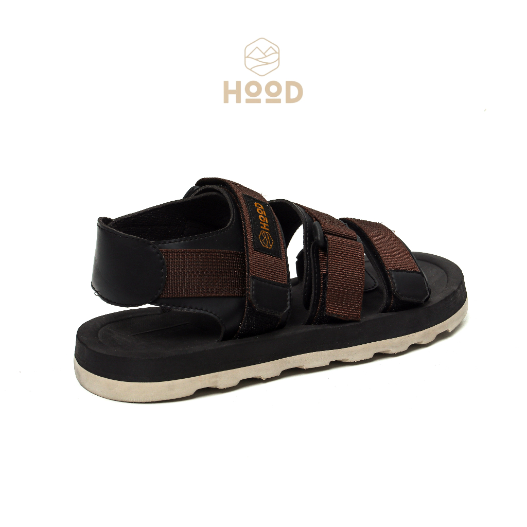 HOOD Footwear Sandal Gunung Dewasa Outdoor Hiking Pria Wanita Coffee Brown