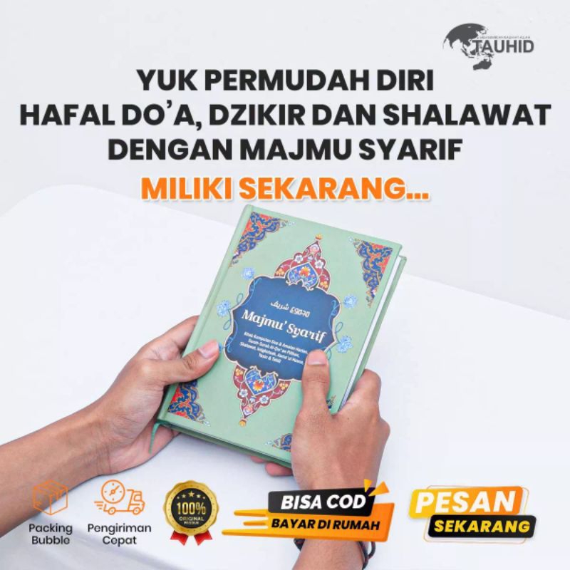 BUKU DOA DAN DZIKIR MAJMU SYARIF LENGKAP DAN TERBARU