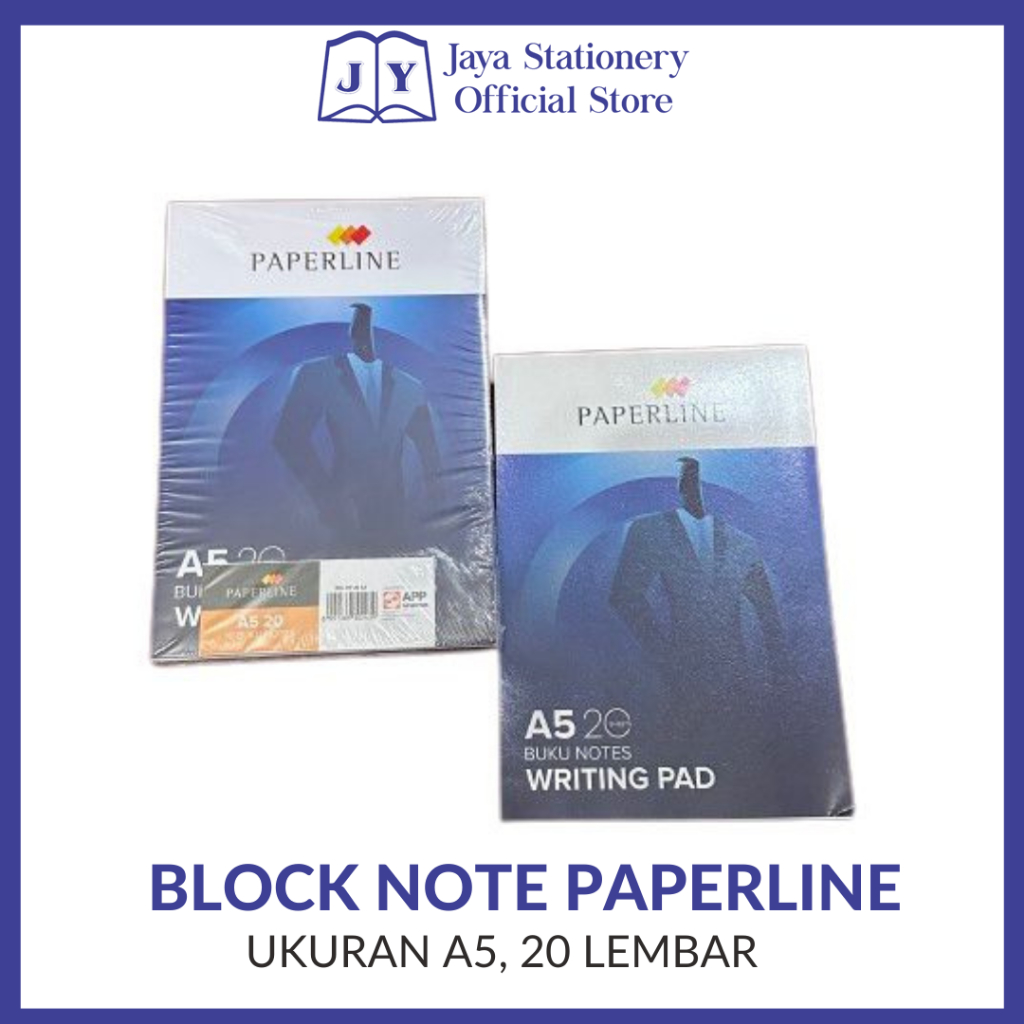 

[BISA COD] Block Note merk Paperline Ukuran A5 isi 20 / 50 Lembar