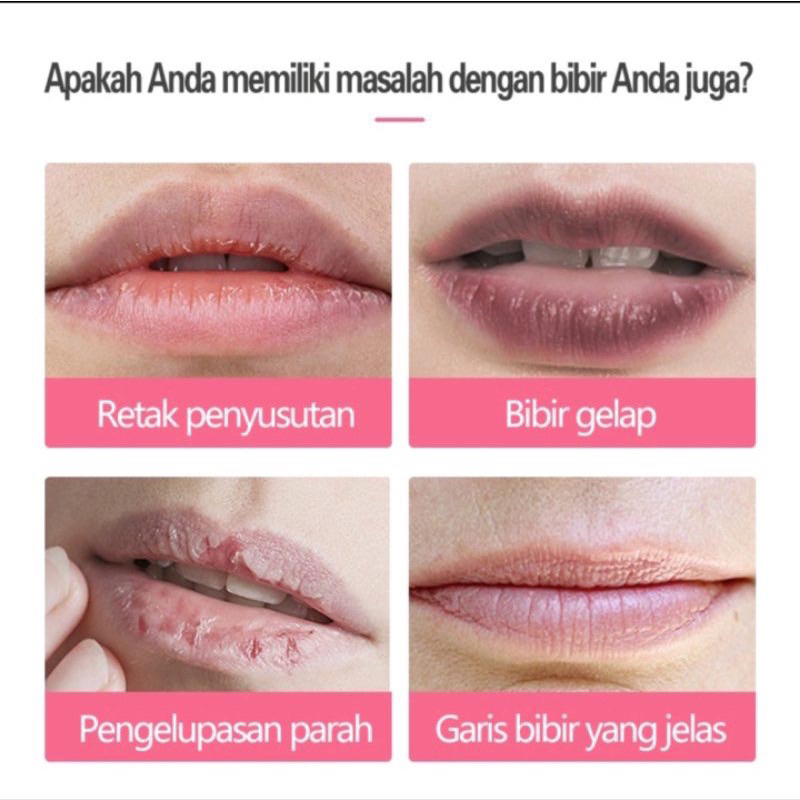 [botol kaca] magic lip serum original memperbaiki bibir || lips serum magic botol kaca