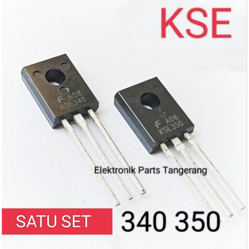 KSE 340 KSE 350 (SATU SET) TRANSISTOR KSE340 KSE350 MJE 340 MJE 350 IC KSE 340 IC KSE 350