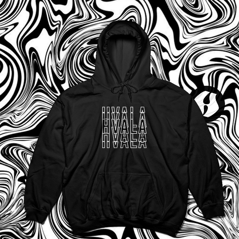 Sweater Hoodie Typography POSEIDON Sweatshirt HVALA Original