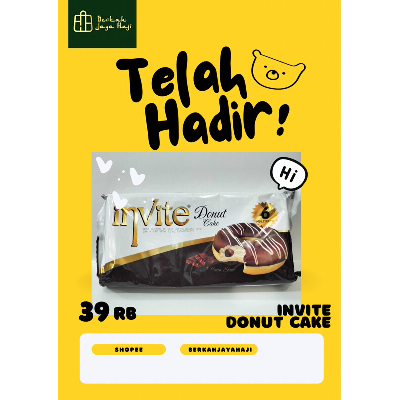 Simsek Invite Kue Donut Isi 6pcs