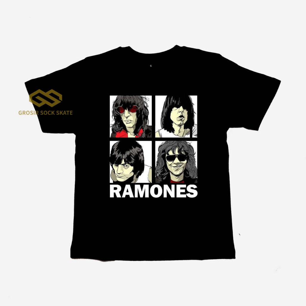 KAOS BAND ANAK/ KAOS MUSIK RAMONES USIA 1-12 TAHUN