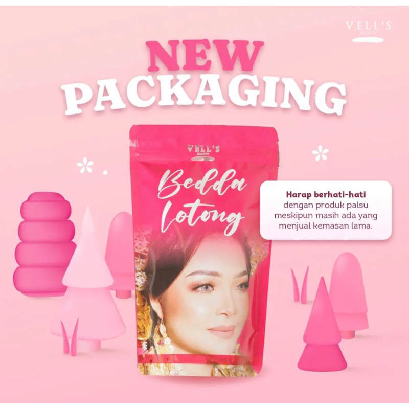 VELLS BEAUTY Bedda Lotong Viral & Extraxt Brightening Soap Milk BPOM