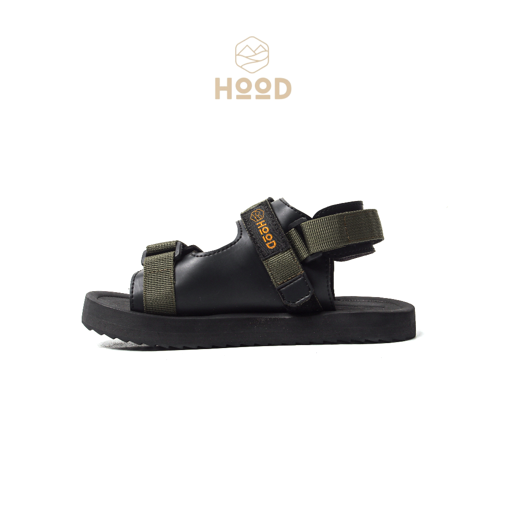 HOOD X HOODJAS Footwear - Sandal Gunung Traveling Anak Laki Laki Perempuan Unisex Hijau Army