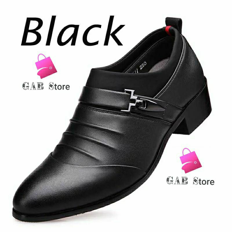 Sepatu Pria Oxford Flat Bahan Kulit