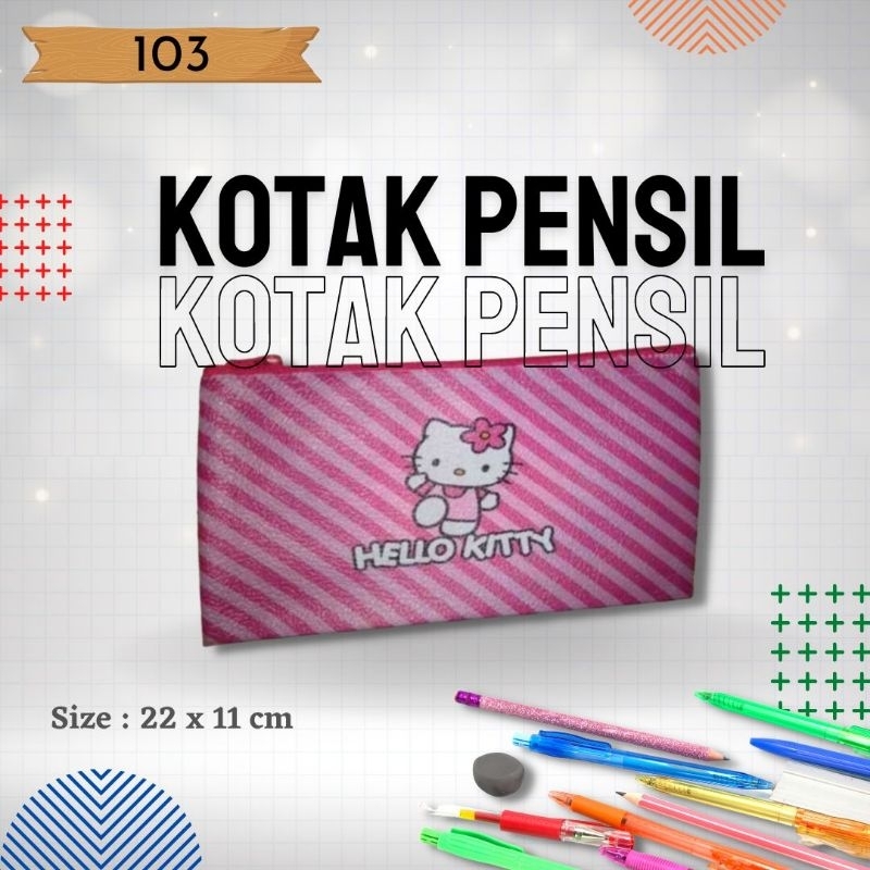 

Tempat Pensil, Kotak Pensil gambar hello kitty Serbaguna Murah Dan Kualitas Terjamin.