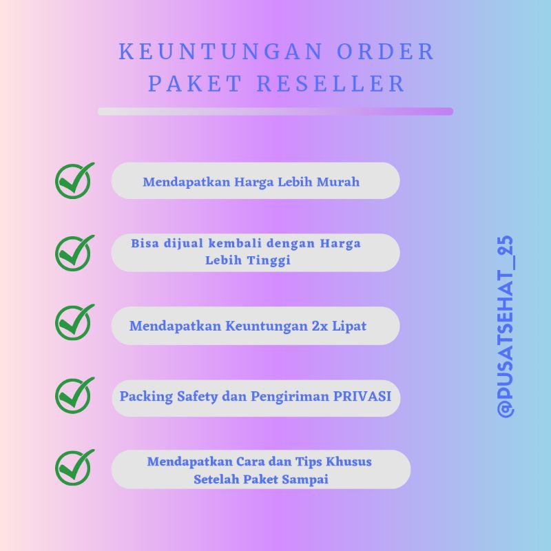 PAKET KHUSUS RESELLER