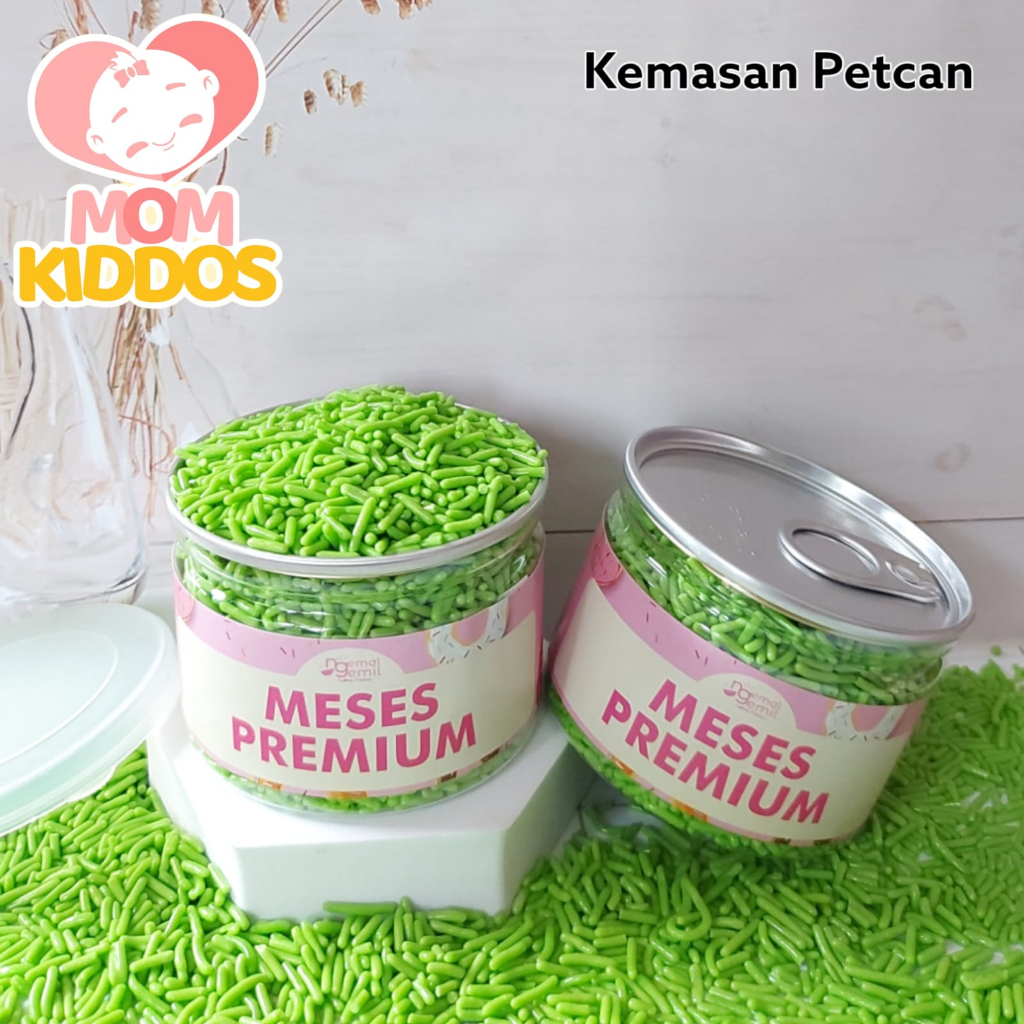 

Meses Hijau - Sprinkle Topping Kue Premium (Kemasan PET CAN)