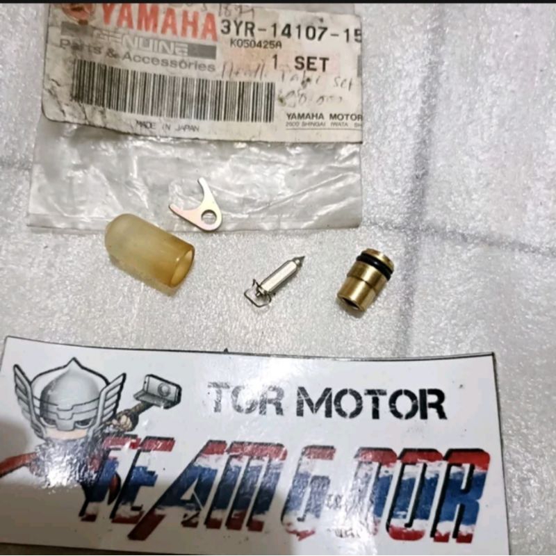 needle valve set jarum nozzle nozle pelampung carburator karbu karburator ori original japan yamaha 