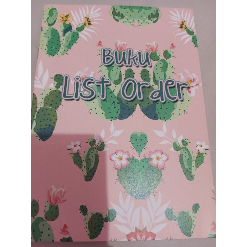 

BUKU LIST ORDER