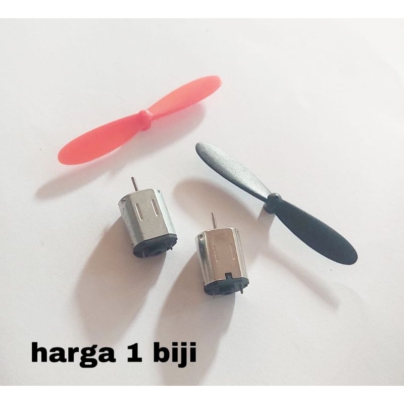 Motor dc n 20 dengan baling baling dinamo mini pesawat DIY