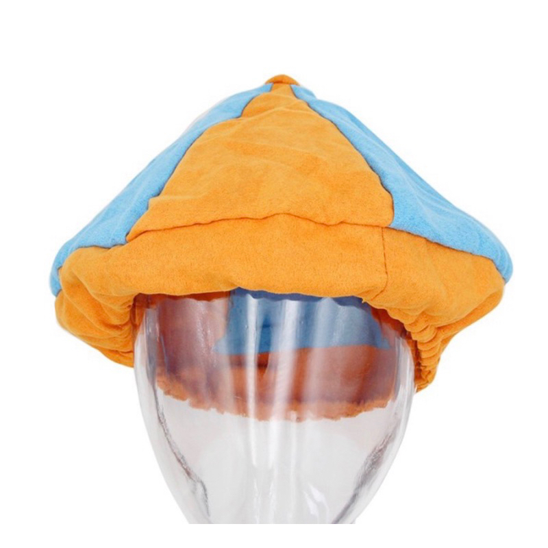 topi karakter biru orange BLI Beibykid topi hallowen biru orange