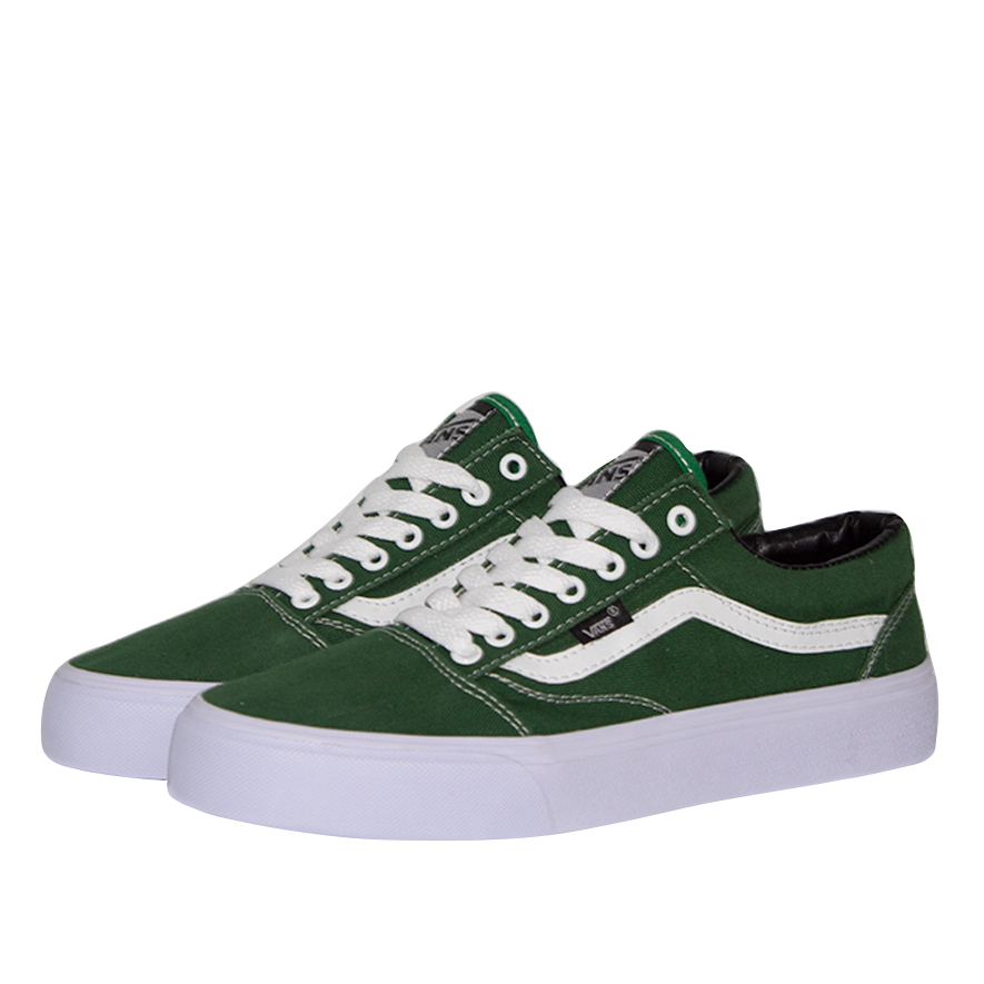 Sepatu Vans old skool polos pria dewasa sneakers kanvas wanita gaya keren ringan