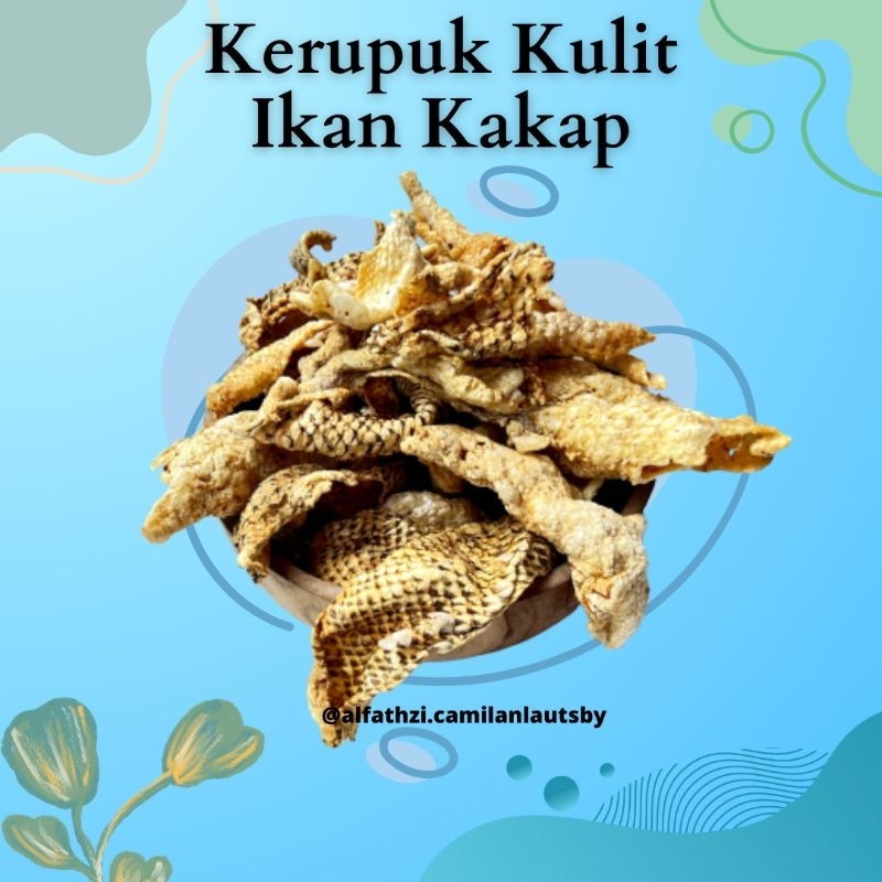 

(Camilan Laut Sby) Kerupuk Kulit Ikan Kakap 100gr