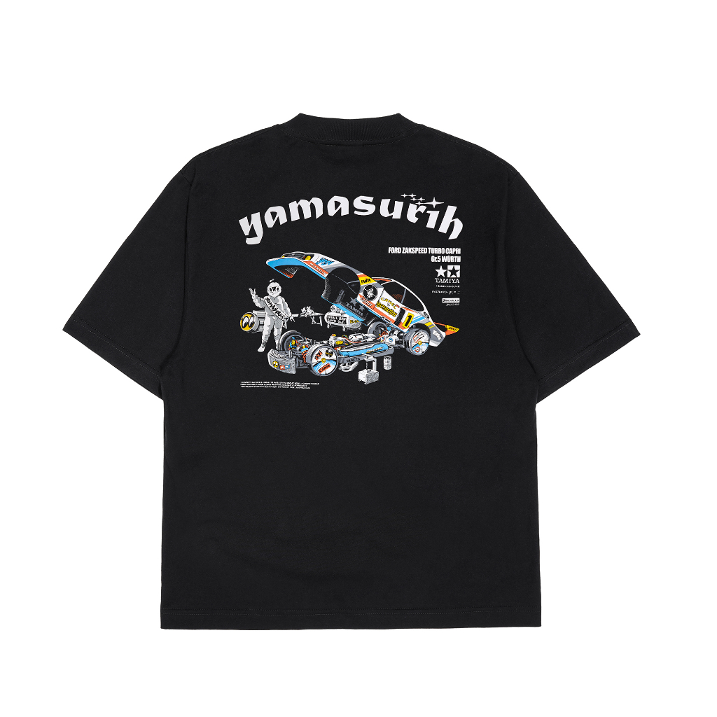 Yamasurih - Kaos Hitam &quot;Zyack Speed&quot; Boxy  T-Shirt