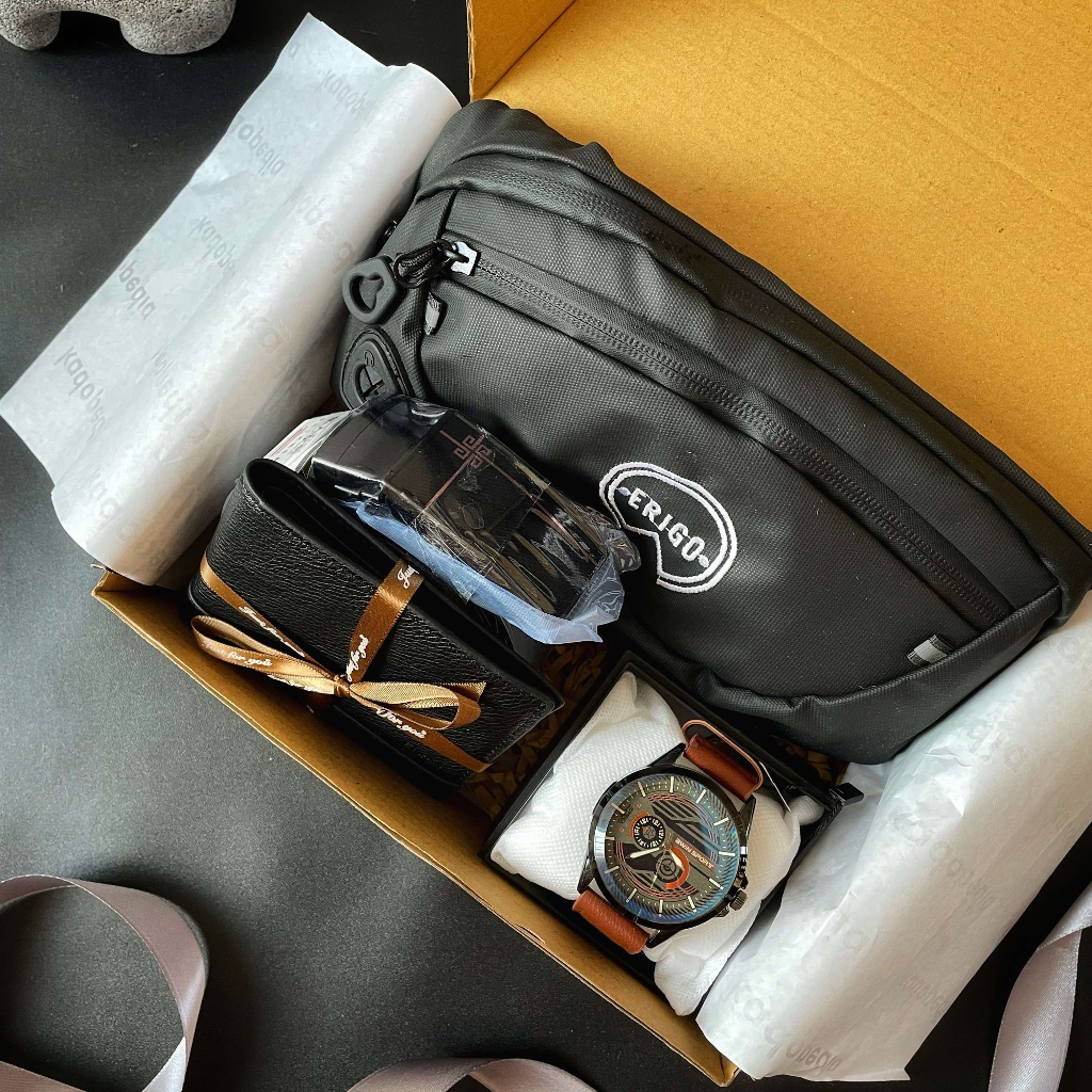 KADOPEDIA Hampers Cowok Gift Box Birthday Kado Ulang Tahun Cowok Box Hampers Kado Cowok Kado Wisuda 