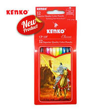

KENKO PENSIL WARNA CP-12F PANJANG / CP-12H PENDEK (1 SET ISI 12 WARNA) / PENSIL MEWARNAI / COLORING PENSIL