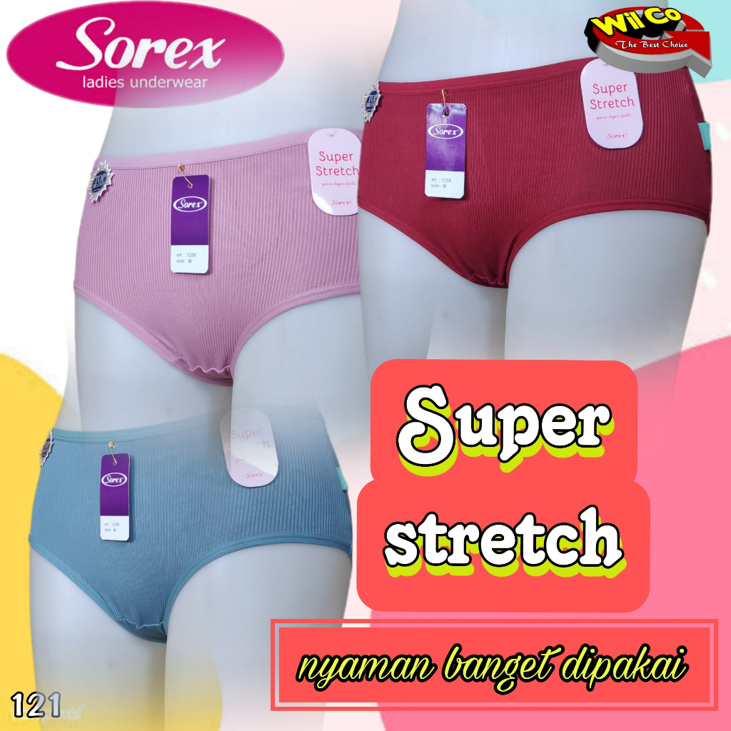 K121 CELANA DALAM WANITA SUPER STRETCH SIZE M - QL