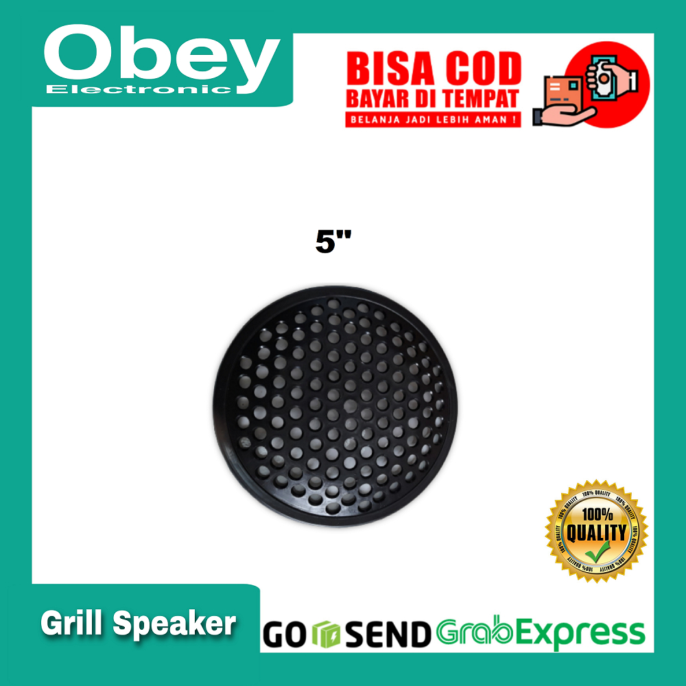 Ram Speaker Plastik / Grill Speaker Plastik Bulat