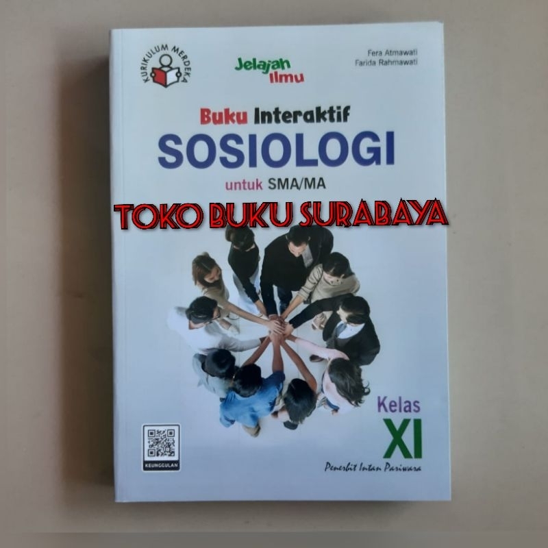 Buku Interaktif Sosiologi kelas XI, 11 Kurikulum Merdeka Tahun 2023 Intan Pariwara