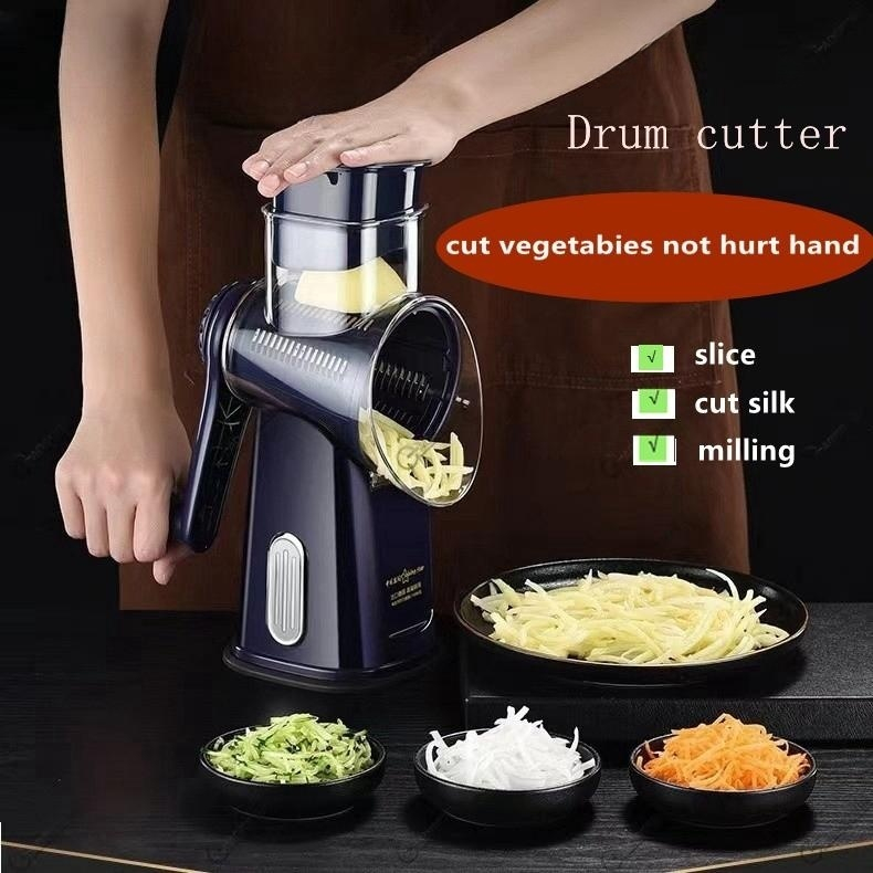 TERBARU ALAT PEMOTONG SAYURAN DAN BUAH MULTIFUNGSI ALAT PARUT TABLETOP DRUM GRATER