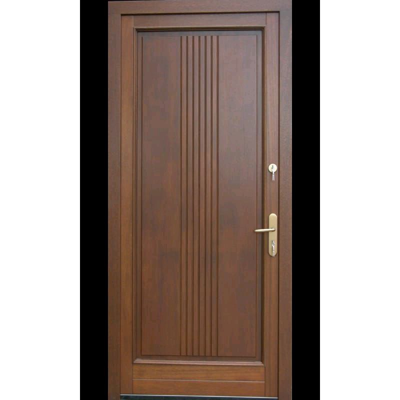 1 set pintu kayu kamper + finishing cat duco black doff